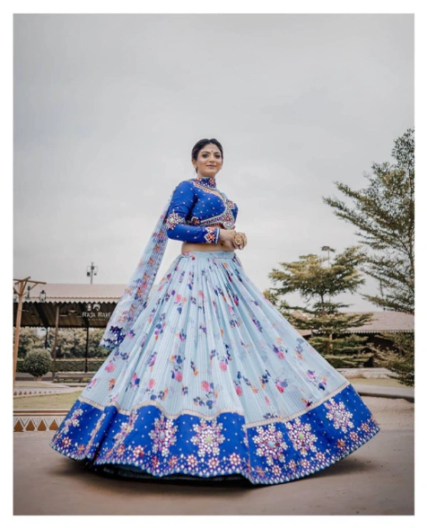 MIRROR WORK LAHENGA CHOLI